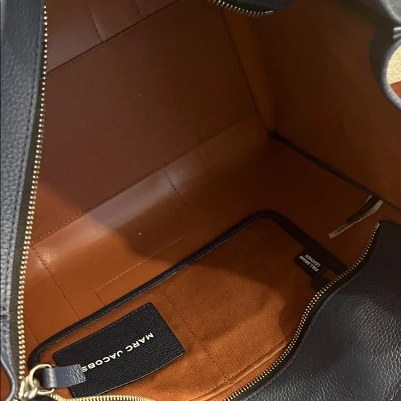 Marc Jacobs Dark Blue Leather Tote - Picture 3 of 16